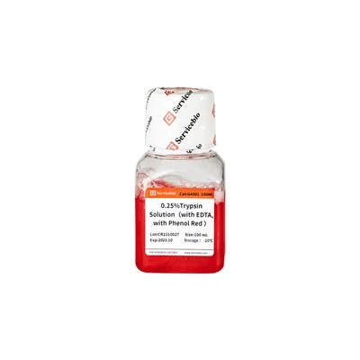 0.25% Trypsin-EDTA （Soluble in PBS,Phenol Red）