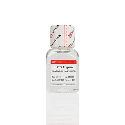 0.25% Trypsin (Soluble in D-Hank's, EDTA, No Phenol Red)