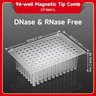 96 Magnetic Tips Combs ,V-shape Bottom, 2.0mL