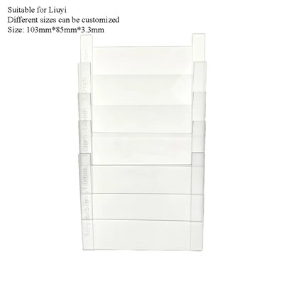 Concave Glass Plate, 1.0 mm (for Liuyi,with Reference Line)