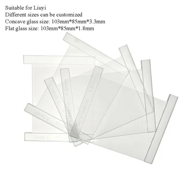 Glass Plate Set, 1.5 mm (For Liuyi,with Reference Line)
