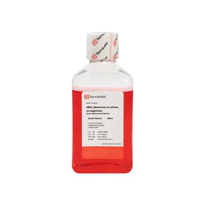HBSS, Phenol Red, No Calcium, No Magnesium
